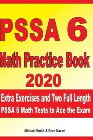 Cover of PSSA 6 Math Practice Book 2020