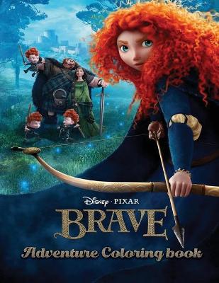 Book cover for Brave Adventure Coloring book