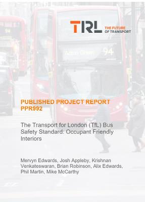 Cover of The Transport for London (TfL) Bus Safety Standard: Occupant Friendly Interiors