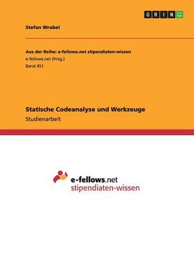 Book cover for Statische Codeanalyse und Werkzeuge