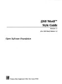 Book cover for OSF/ Motif Style Guide Release 1.1 (Revised & Updated)