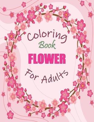 Book cover for Flower Coloring Book