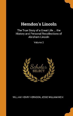 Book cover for Herndon's Lincoln