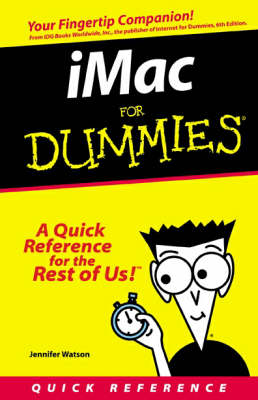 Book cover for IMac for Dummies Quick Reference