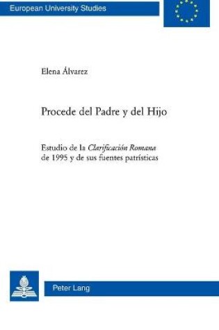 Cover of Procede del Padre y del Hijo