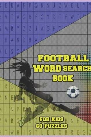 Cover of Football Word Search Book For Kids