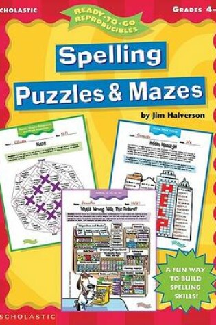 Cover of Spelling Puzzles & Mazes (4-8)