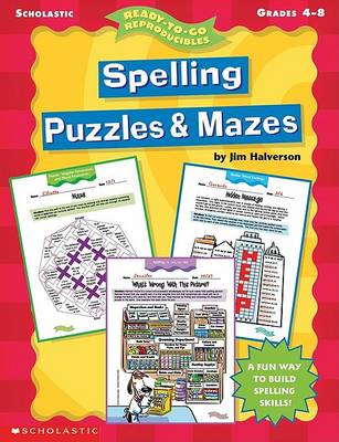 Cover of Spelling Puzzles & Mazes (4-8)