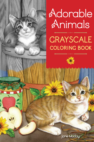 Cover of Adorable Animals GrayScale Coloring Book