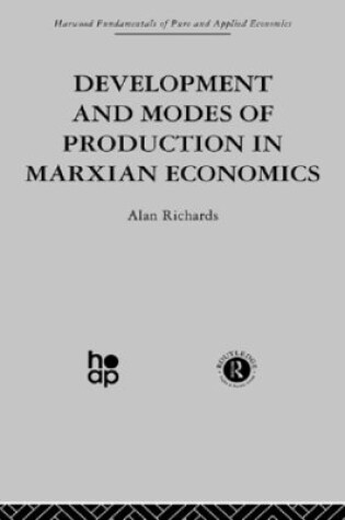 Cover of Development and Modes of Production in Marxian Economics