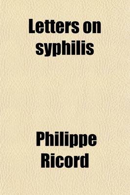 Book cover for Letters on Syphilis