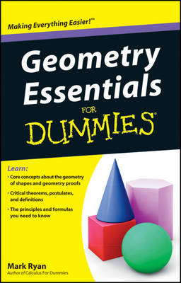 Book cover for Geometry Essentials For Dummies