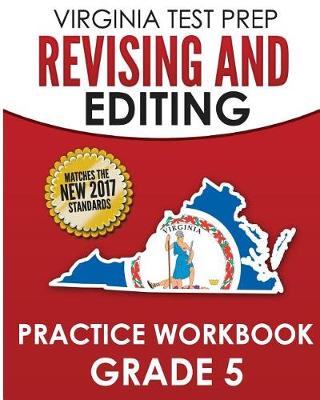 Book cover for Virginia Test Prep Revising and Editing Practice Workbook Grade 5