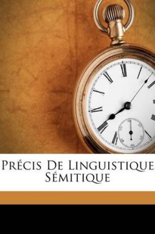 Cover of Precis de Linguistique Semitique