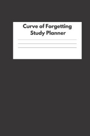 Cover of Curve of Forgetting Study Planner