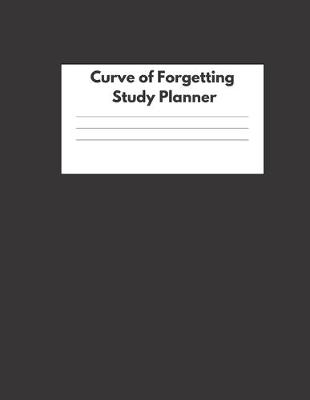 Book cover for Curve of Forgetting Study Planner