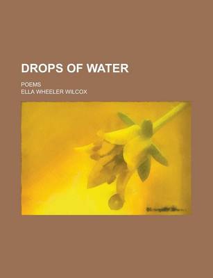 Book cover for Drops of Water; Poems