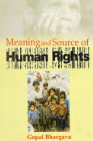 Cover of Meaning and Source of Human Rights