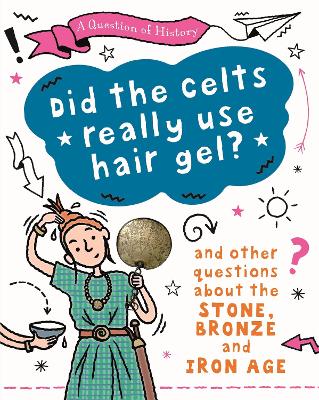 Book cover for A Question of History: Did the Celts use hair gel? And other questions about the Stone, Bronze and Iron Ages