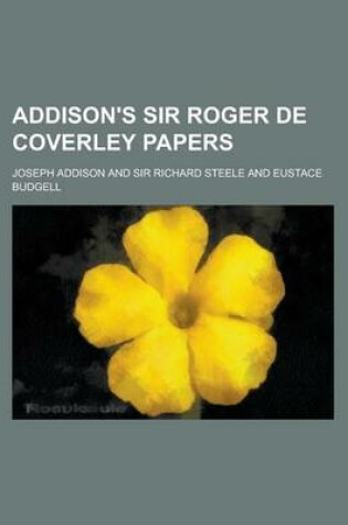 Cover of Addison's Sir Roger de Coverley Papers