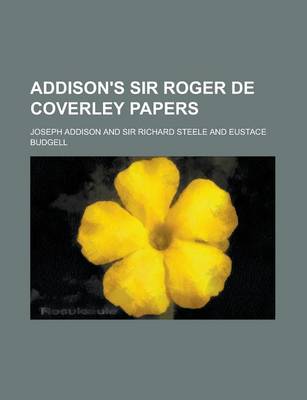 Book cover for Addison's Sir Roger de Coverley Papers