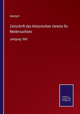 Book cover for Zeitschrift des Historischen Vereins für Niedersachsen