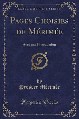 Book cover for Pages Choisies de Merimee