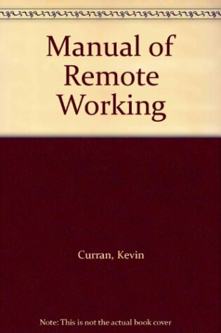 Cover of Manual of Remote Working