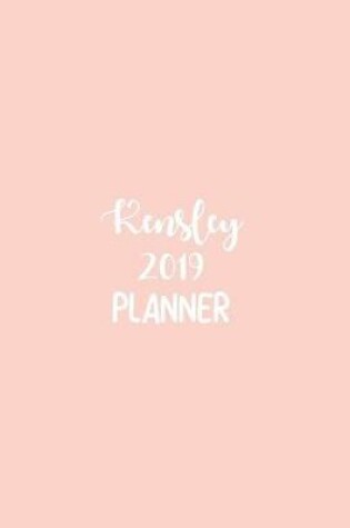 Cover of Kensley 2019 Planner