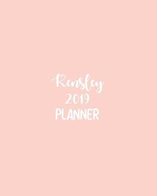 Book cover for Kensley 2019 Planner