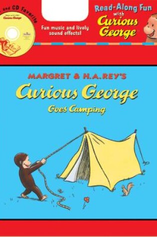 Cover of Curious George Goes Camping Book and  CD