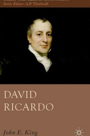 Cover of David Ricardo