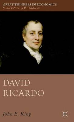 Book cover for David Ricardo