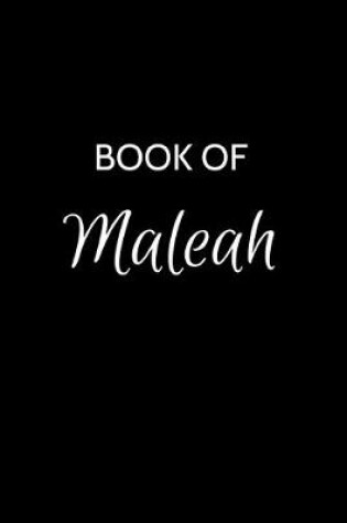 Cover of Book of Maleah