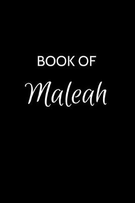 Book cover for Book of Maleah