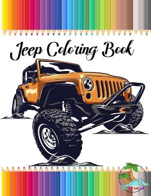 Book cover for Jeep coloring book