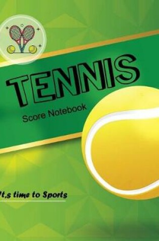 Cover of Tennis Score Notebook