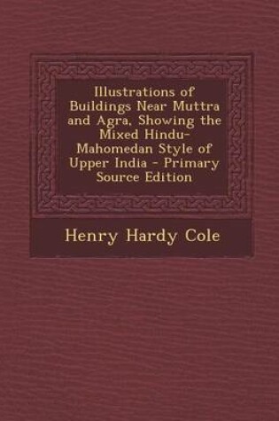 Cover of Illustrations of Buildings Near Muttra and Agra, Showing the Mixed Hindu-Mahomedan Style of Upper India