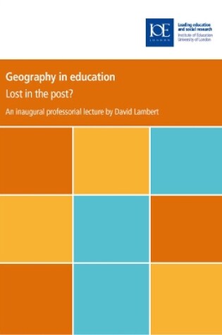 Cover of Geography in Education