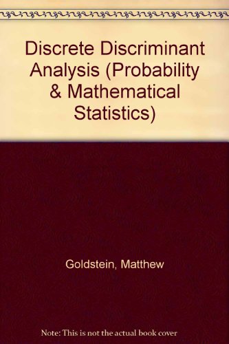 Cover of Discrete Discriminant Analysis