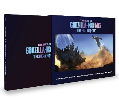 Book cover for The Art of Godzilla x Kong: The New Empire