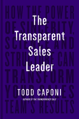 Book cover for The Transparent Sales Leader