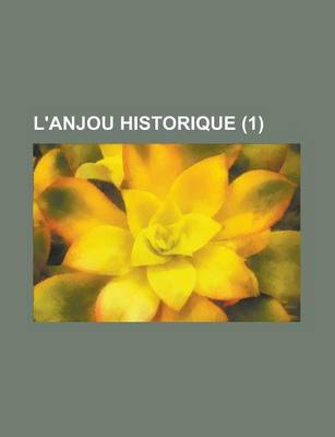 Book cover for L'Anjou Historique (1 )