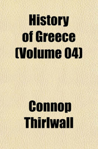 Cover of History of Greece (Volume 04)