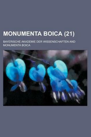 Cover of Monumenta Boica (21)
