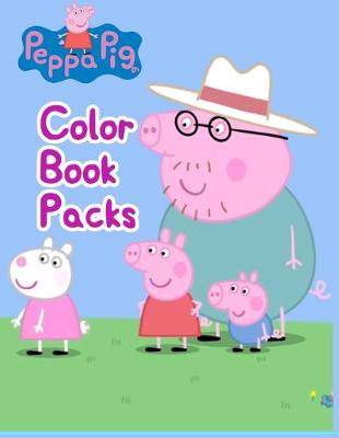 Book cover for Peppa Pig Color Book Packs