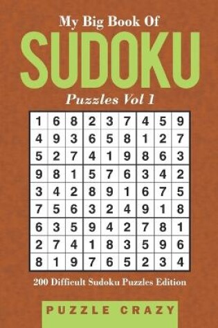 Cover of My Big Book Of Soduku Puzzles Vol 1