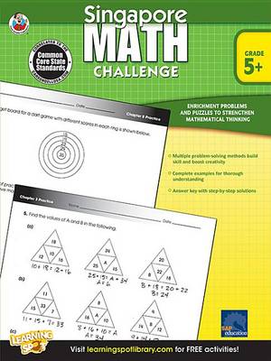 Cover of Singapore Math Challenge, Grades 5 - 8