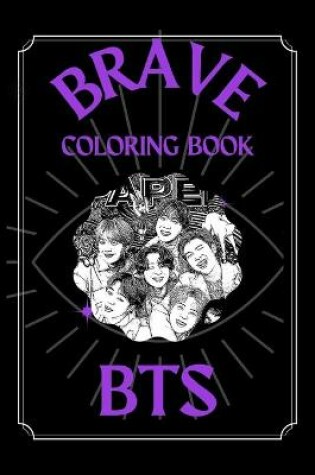 Cover of BTS Brave Coloring Book