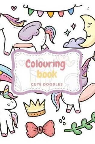 Cover of Colouring Book. Cute Doodles